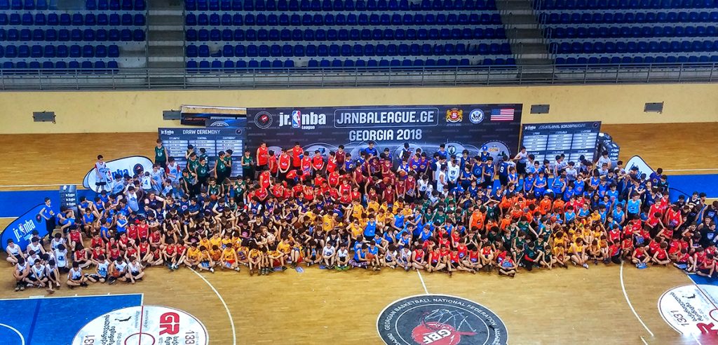 Tbilisi Olympic Palace hosted the Junior NBA-GBF League sortation