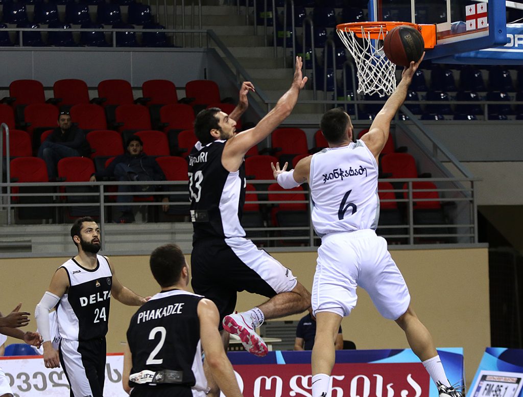 Mgzavrebi defeated Delta 81:74 in the opening match of the Super League