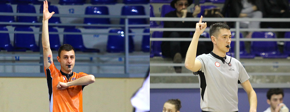 Mikheil Vartanov and Kirile Tvauri received the licenses of FIBA arbitrator