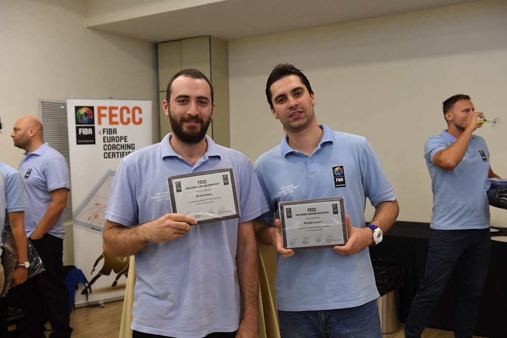 დიმიტრი ჯაკობოვმა და დავით როგავამ ფიბა-ს FECC-ის სამწვრთნელო პროგრამის სერთიფიკატები მიიღეს