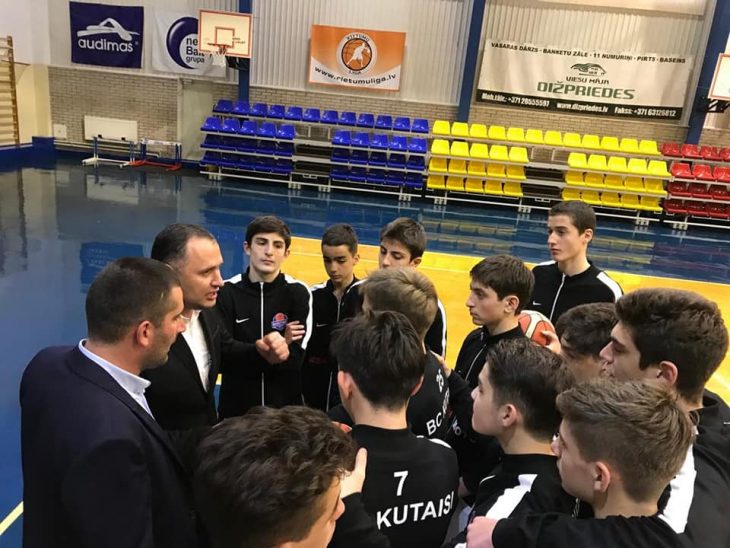 ქუთაისის 15-წლამდელთა გუნდმა ლატვიაში ევროპის ლიგის 4 მატჩი მოიგო