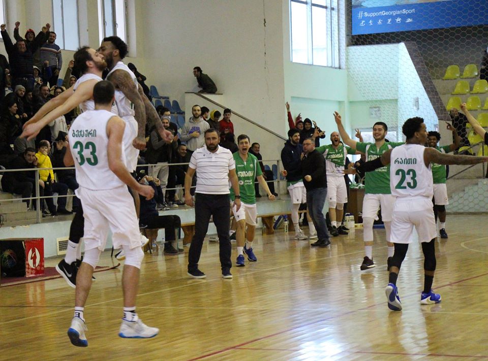 Kutaisi defeated Rustavi by 16 points and advanced to the 3rd place