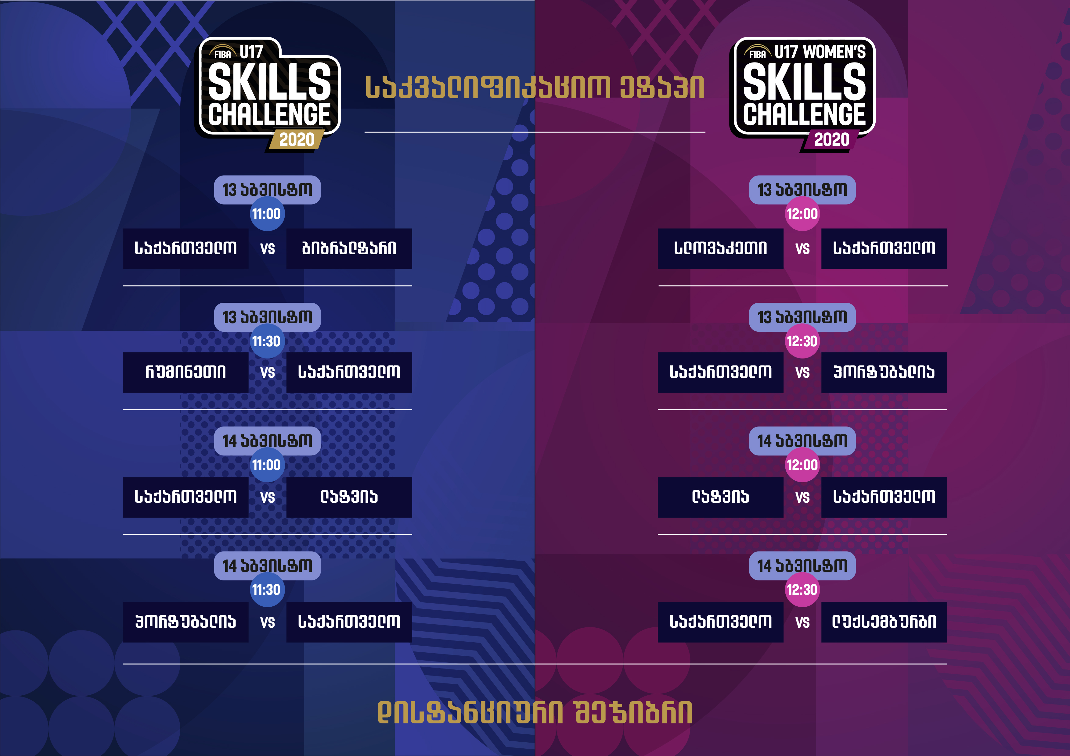 FIBA U17 Skills Challenge – 13-14 აგვისტოს დისტანციური შეჯიბრი გაიმართება