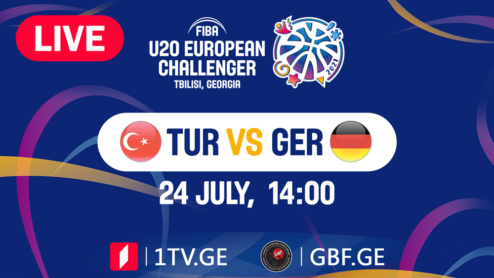 LIVE! Turkey VS Germany #FIBAU20EUROPE