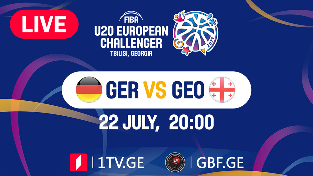 LIVE! Germany VS Georgia #FIBAU20EUROPE