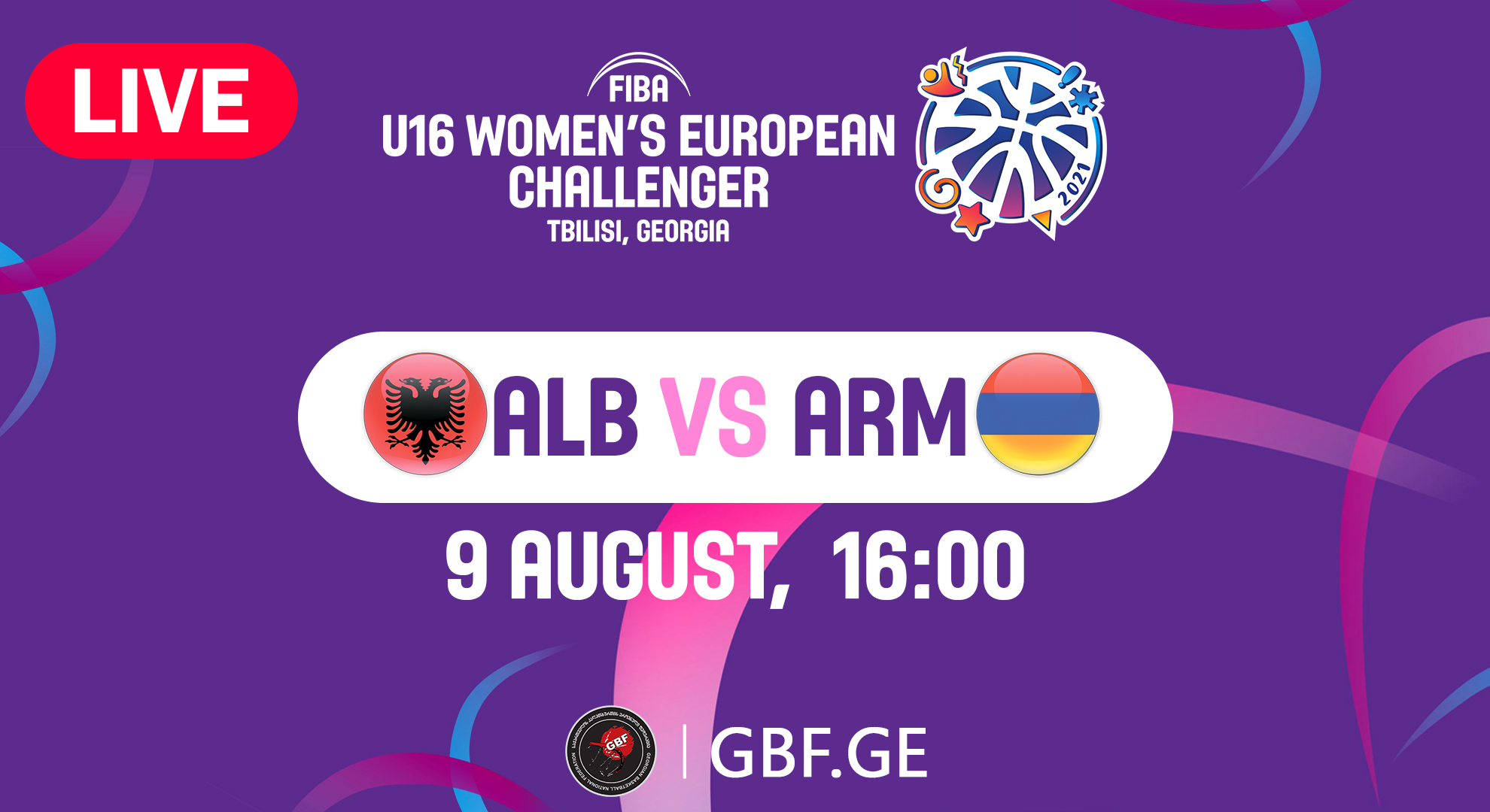 LIVE! Albania VS Armenia #FIBAU16EUROPE