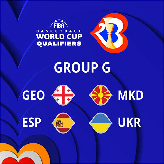 Georgia is in Group G with Spain, Ukraine and North Macedonia