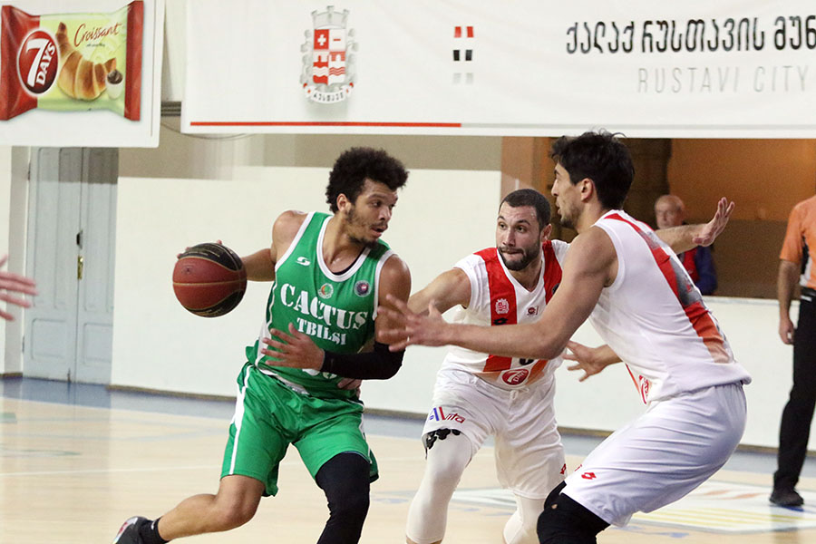 Cactus defeated the current champion of the Super League in Rustavi