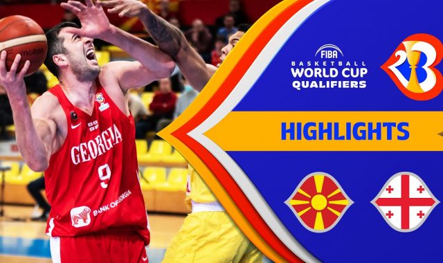 North Macedonia – Georgia | Basketball Highlights – #FIBAWC 2023 Qualifiers
