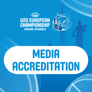 Media Accreditations for European U20 Championship