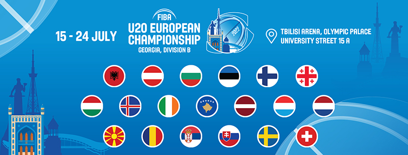 From July 15th till July 24th Tbilisi will host U20 European Championship