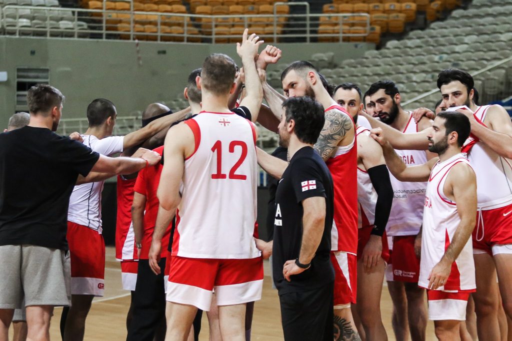 Georgian National Team Held First Training Session At OAKA Arena