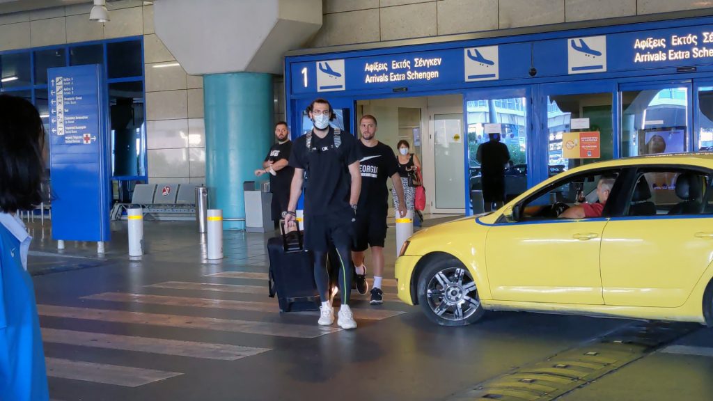 Georgian National Team Arrived in Greece