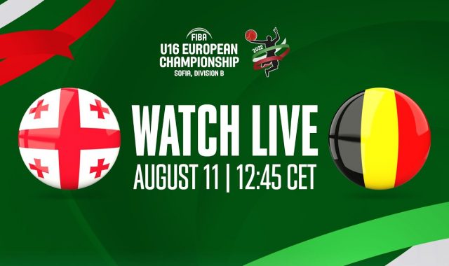 LIVE – Georgia v Belgium | FIBA U16 European Championship 2022 – Division B