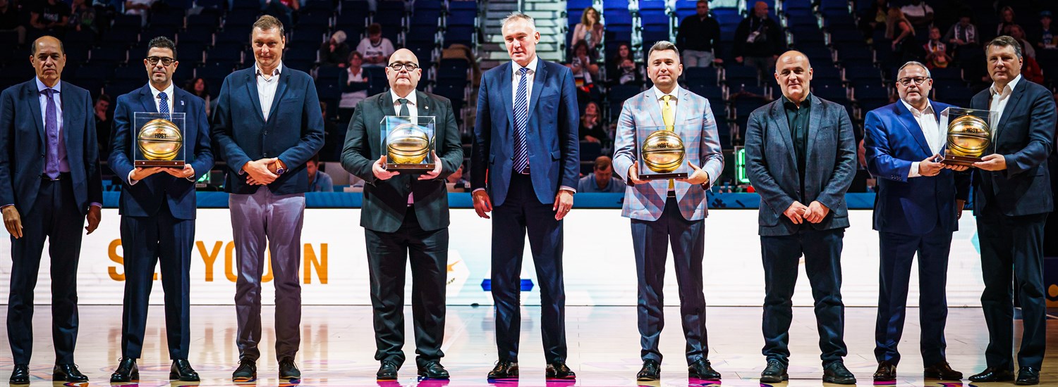 FIBA EuroBasket 2022 co-hosts hand over duties to Cyprus, Finland, Poland and Latvia
