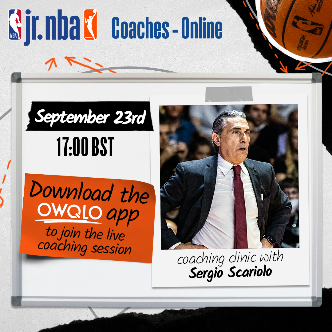 Jr. NBA Coaches - Online with Sergio Scariolo