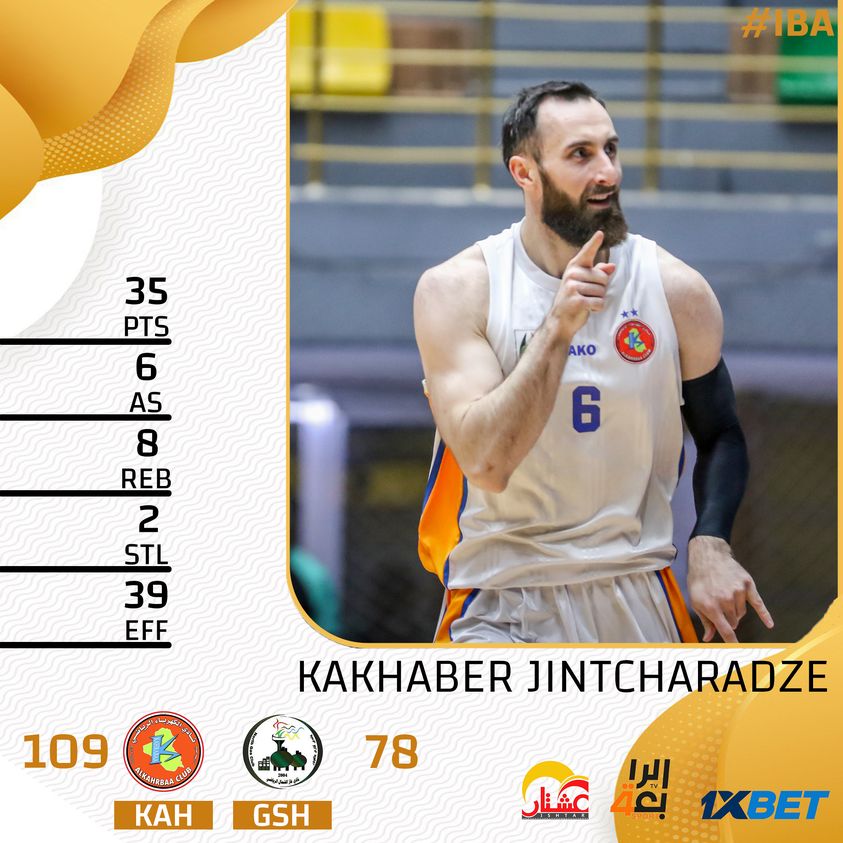 Jintcharadze Became MVP Of The Match Once Again
