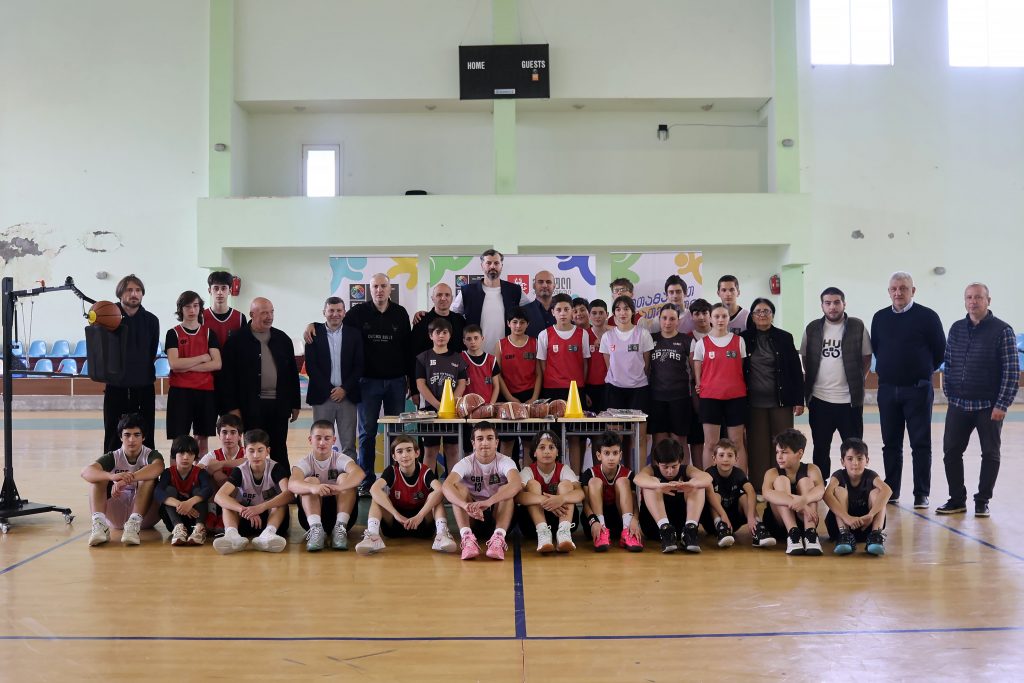 ოზურგეთის საკალათბურთო სკოლაში მოზარდთა ნაკადი 5-ჯერ გაიზარდა